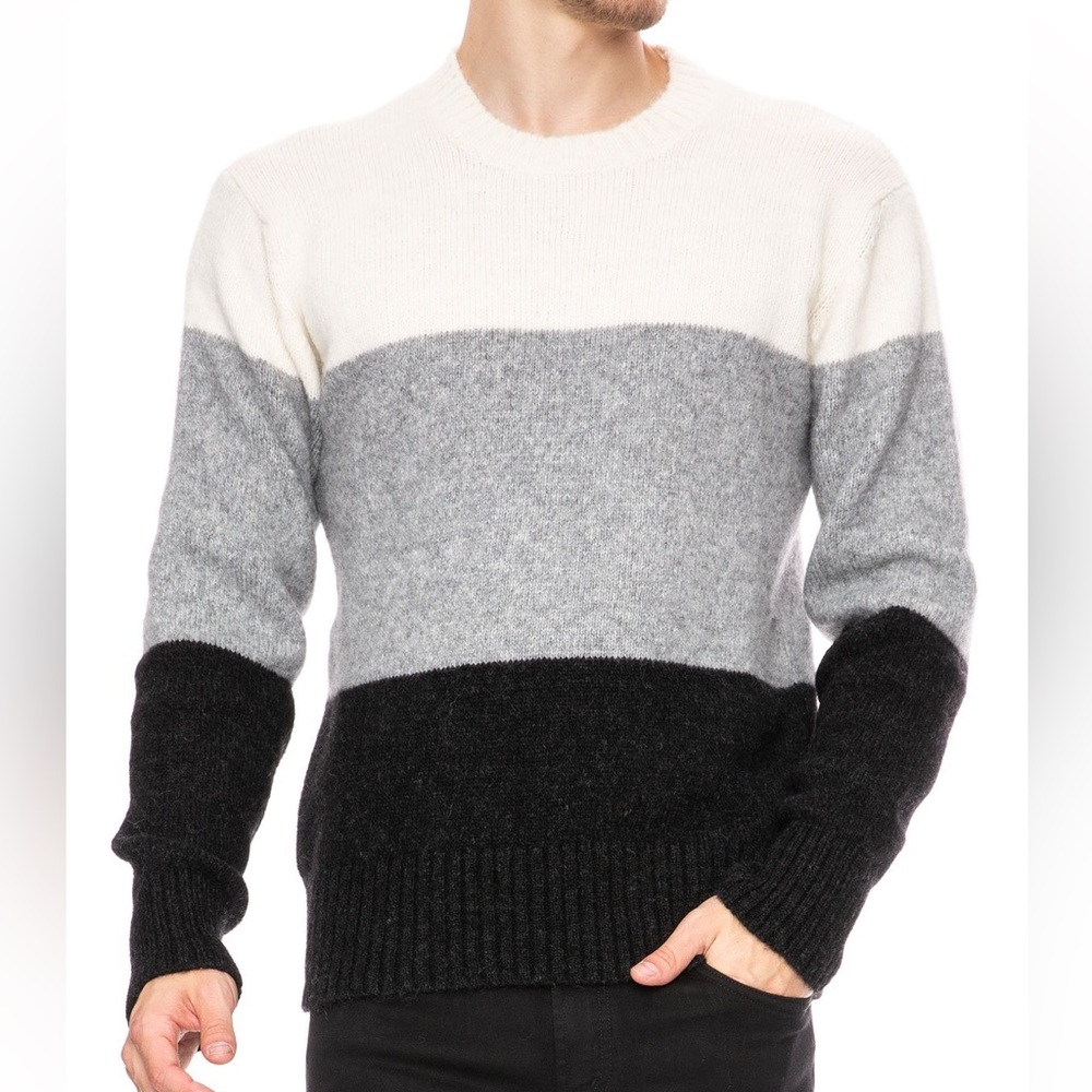 Ami Crewneck Alpaca Sweater
